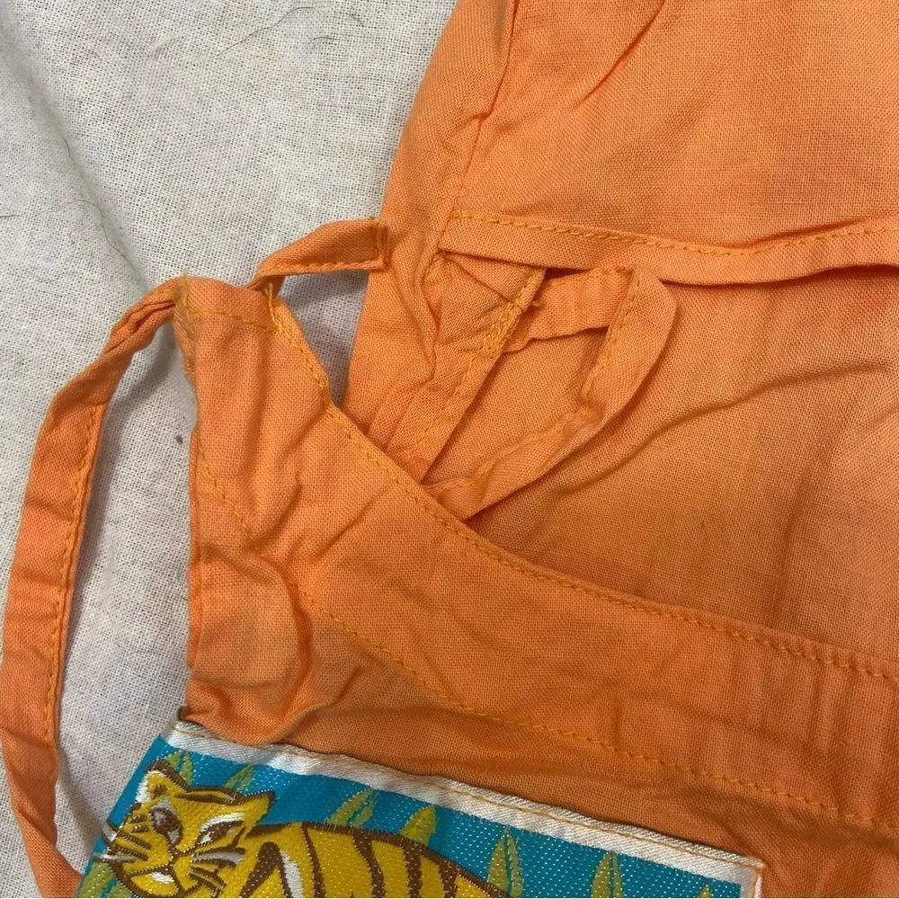 Vintage Kids Cocoon Brand Cotton TravelSheet Orange with Cotton Stuff Sack‎